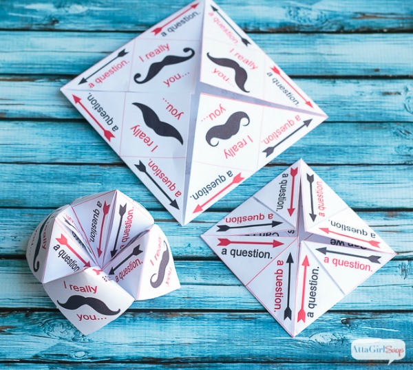 Cootie Catcher Valentine Printable