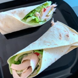 Turkey Wraps Recipe Card