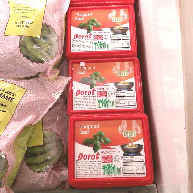 Dorot pre-portioned frozen garlic and herbs helps with menu planning for busy parents.